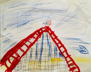kid drawing of the giant dipper