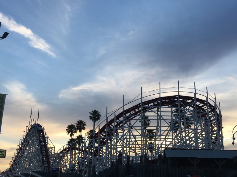 the giant dipper and gray sky