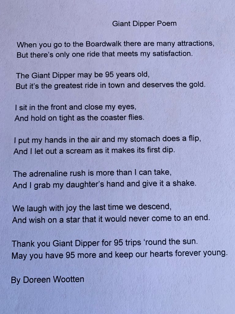 giant dipper poem